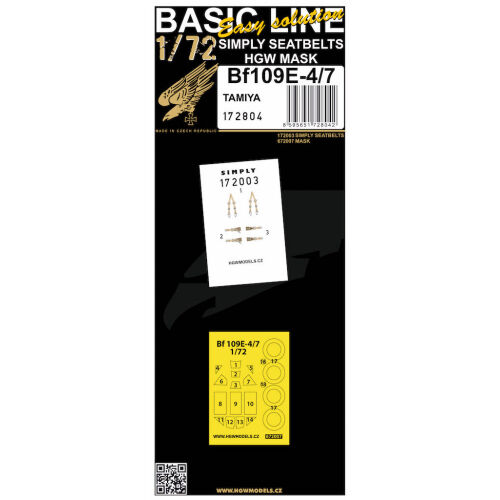 Bf 109E-4/7 Basic line