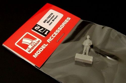 Werner von Braun resin figure