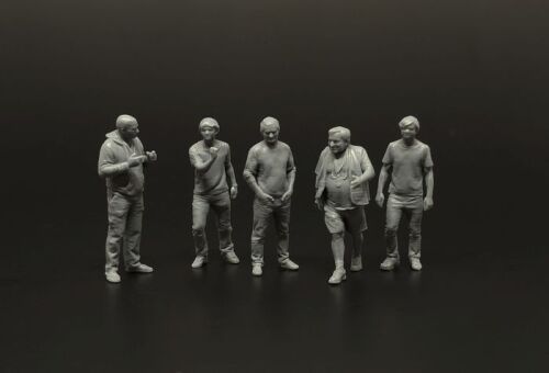 Aeroclub members-5 figures(3D print) 1/1