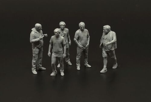 Aeroclub members-5 figures(3D print) 1/7