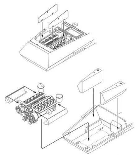 Sd.Kfz.234 Puma Engine set (Has)
