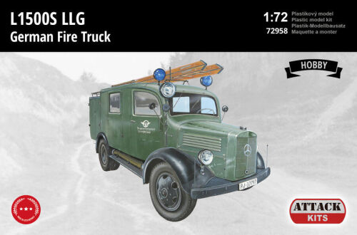 L 1500 LLG German Fire Truck 1/72