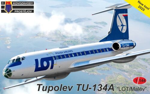 Tu-134A LOT/Malév (NT2025)1/144