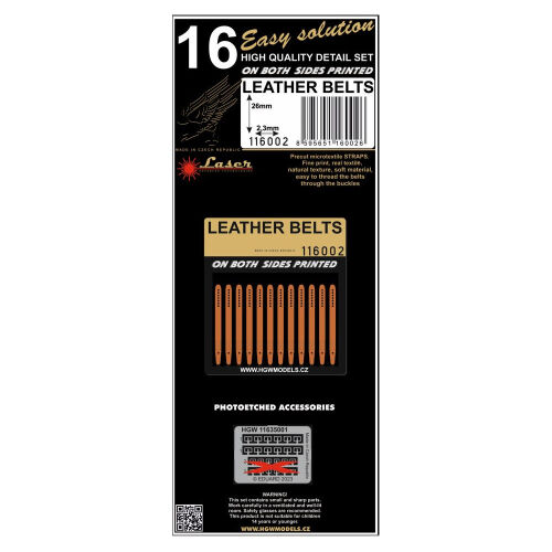 Leather Belts - 26mm 1/16