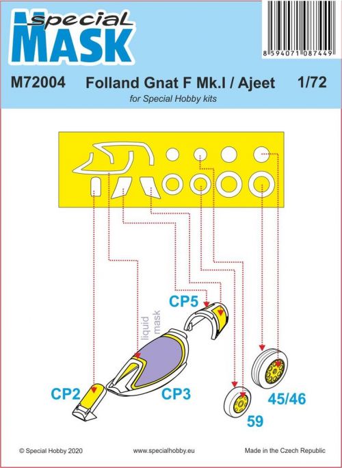 Folland Gnat/Ajeet Mask