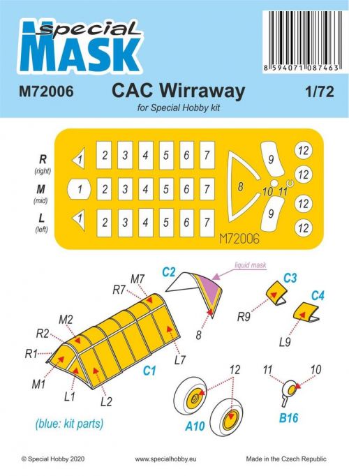 CAC Wirraway Mask