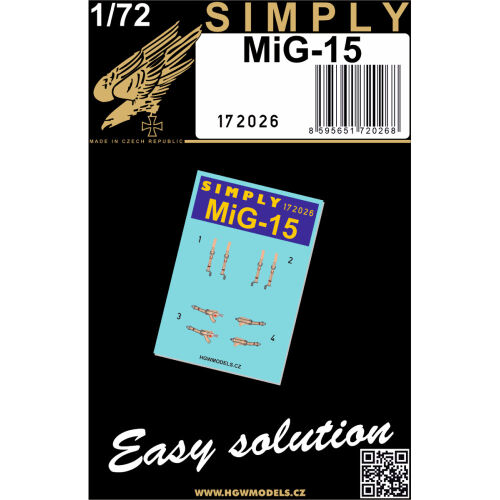Mig 15 Simply Seatbelts 1/72
