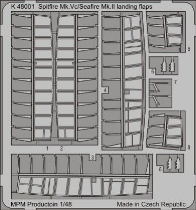 Spitfire MK.Vc landing flaps