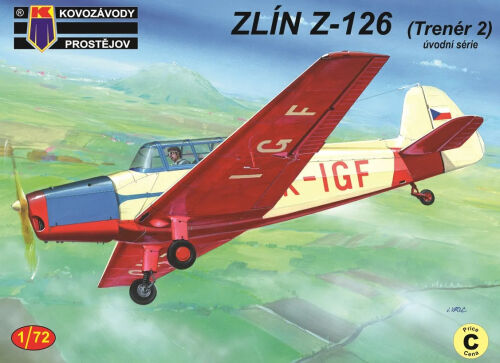 Zlín Z-126(Trenér 2)úvodní série 1/72