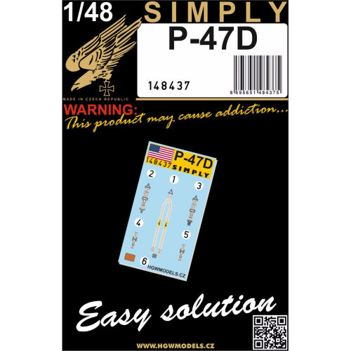 P-47D Simply Seatbelts 1/48