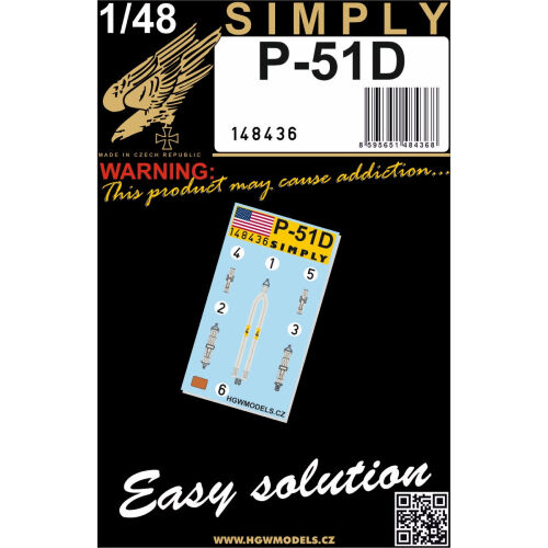 P-51D Simply Seatbelts 1/48