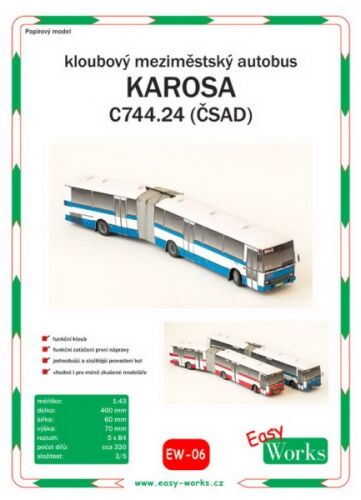 Karosa C-744 Meziměstský kloubový aut.