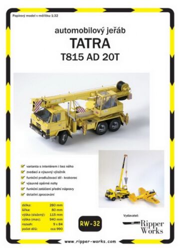 Autojeřáb Tatra T815 AD20T