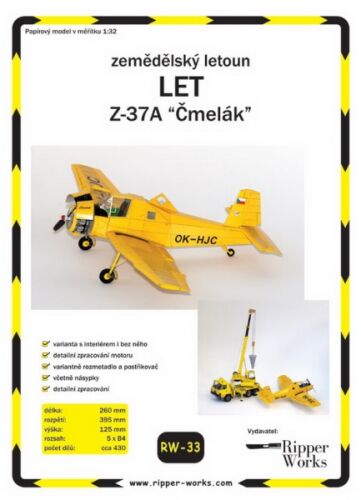 Zemědělský letoun LET Z-37A 