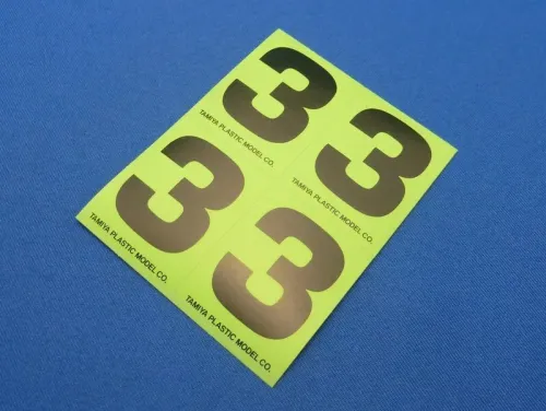 R/C GP Number Sticker 