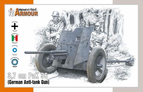 3,7cm Pak 36 German Anti-tank Gun