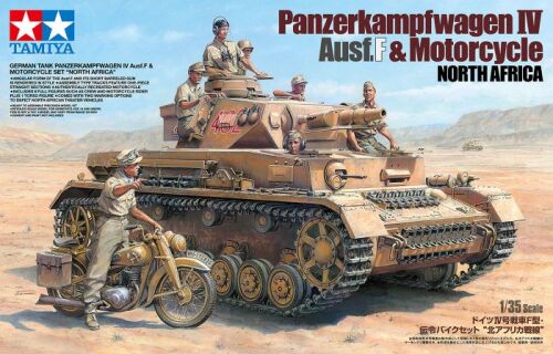Pz.IV.F & Motorcycle N.Africa 1/35