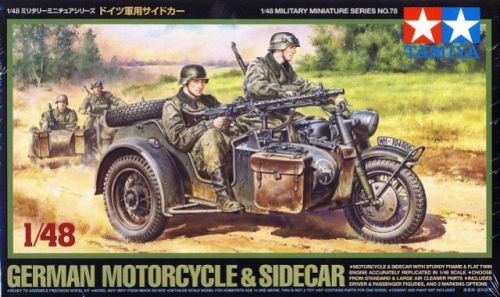 German bike & sidecar 1/48