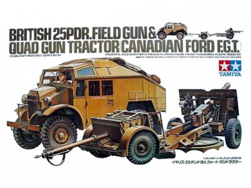 British 25pdr Gun&Quad Tractor