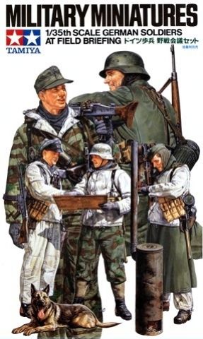 German Soldiers at Briefing