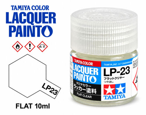 Tamiya LP-23 Flat Clear/Matný Lak