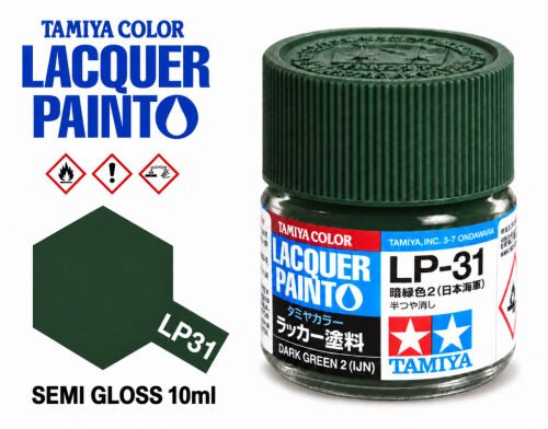 Tamiya LP-31 Dark Green 2 IJN/Zelená