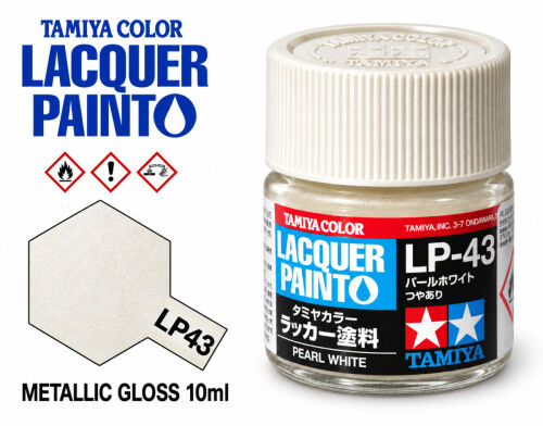 Tamiya LP-43 Pearl White/Bílá Perleťová