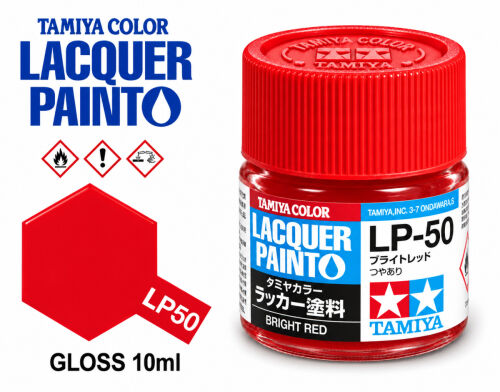 Tamiya LP-50 Bright Red/Červená