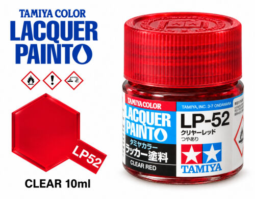 Tamiya LP-52 Clear Red/Červená Průhledná