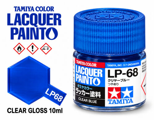 Tamiya LP-68 Clear Blue/Modrá průhledná