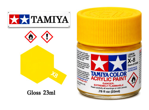 X8 Lemon Yellow 23ml