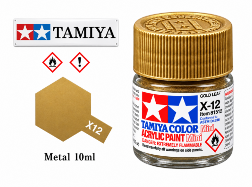 Tamiya X-12 Gold Leaf/Zlatá