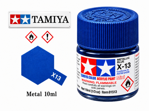 Tamiya X-13 Blue Metallic/Modrá Met.
