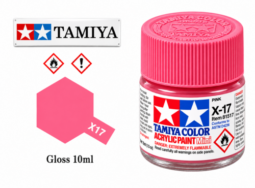 Tamiya X-17 Pink/Růžová