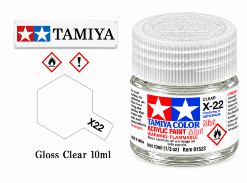 Tamiya X-22 Clear/Lesklý Lak