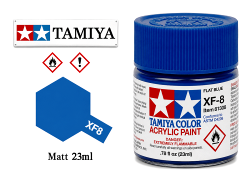 XF8 Flat Blue 23ml