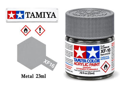 XF16 Flat Aluminum 23ml