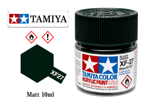 Tamiya XF-27 Black Green/Tmavě Zelená