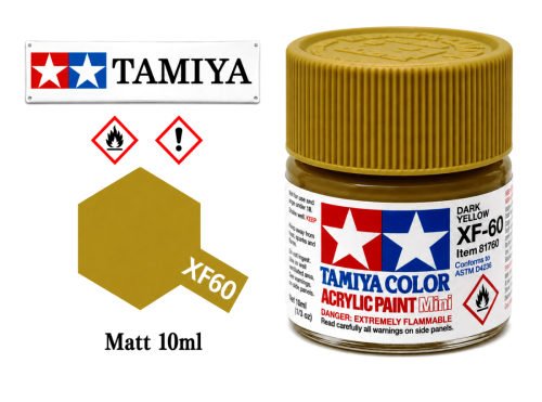 Tamiya XF-60 Dark Yellow/Tmavě Žlutá