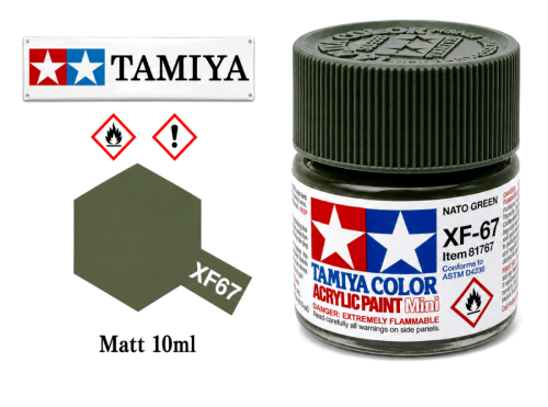 Tamiya XF-67 NATO Green/Zelená NATO