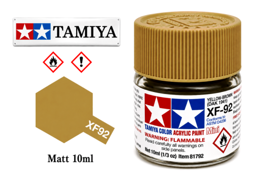 Tamiya XF-92 Yellow-Brown DAK 1941