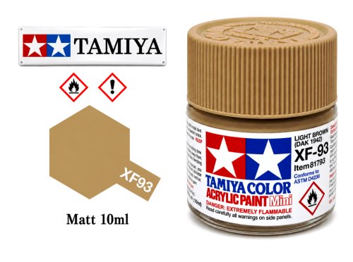 Tamiya XF-93 Light Brown DAK 1942