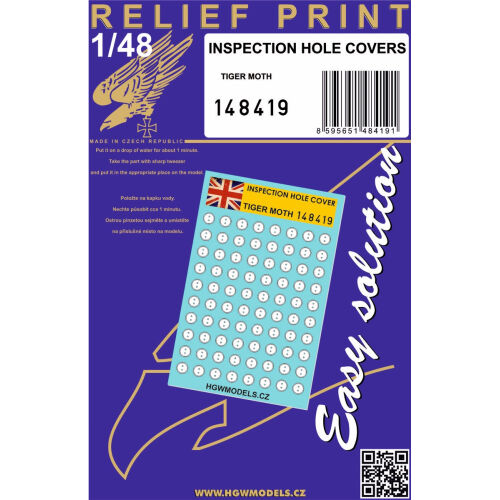 Víka inspekčních otvorů Simply 1/48