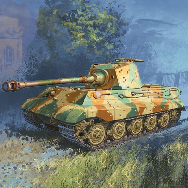 German King Tiger "Henschel Turret" 1/72