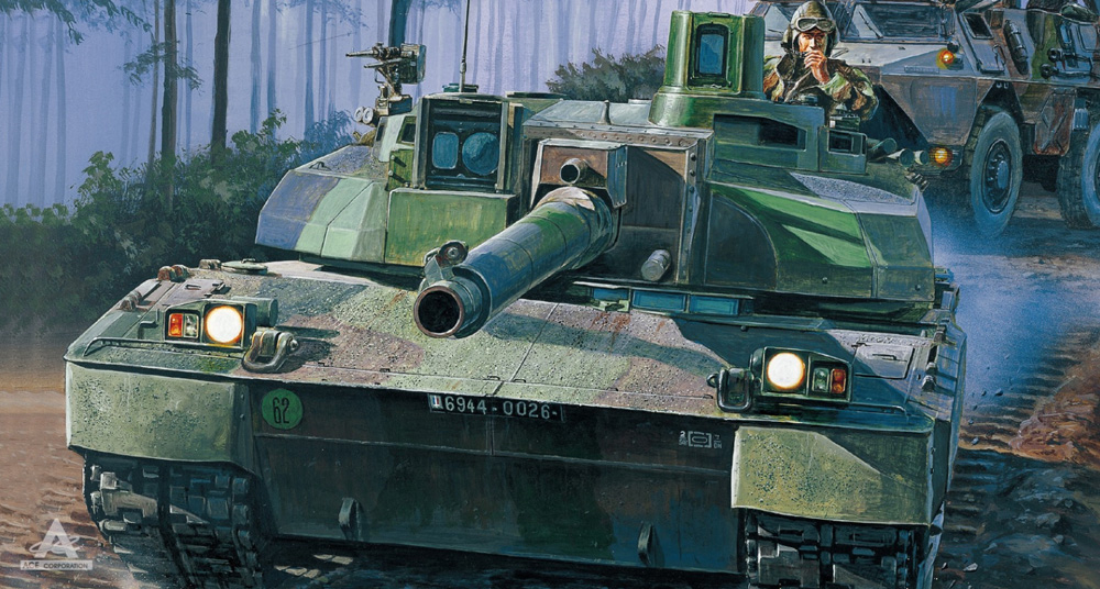 French Army Char Leclerc 1/72