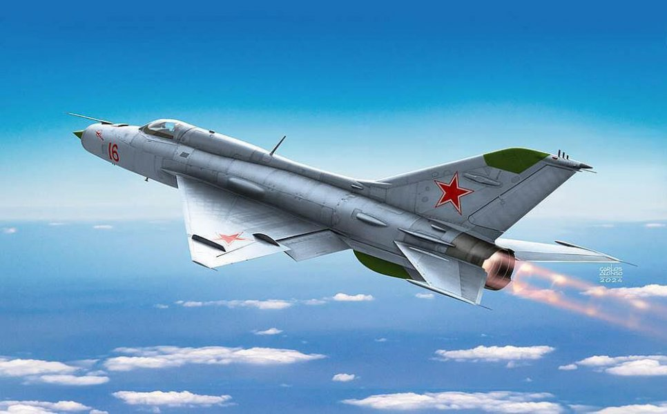 Russian Air Force MiG-21PF Fishbed-D 1/4