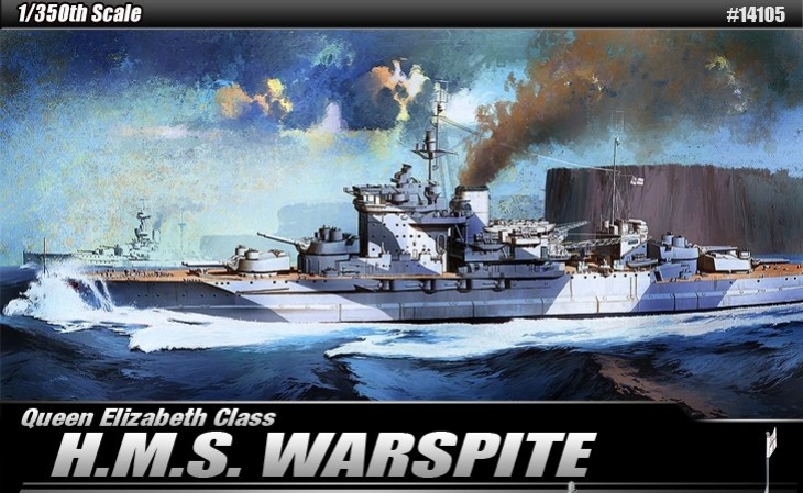 HMS Warspite QE Class     1/350