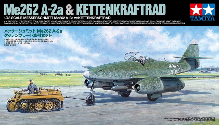 Me262A-2a & Kettenkraftrad (Tamiya 1:48)