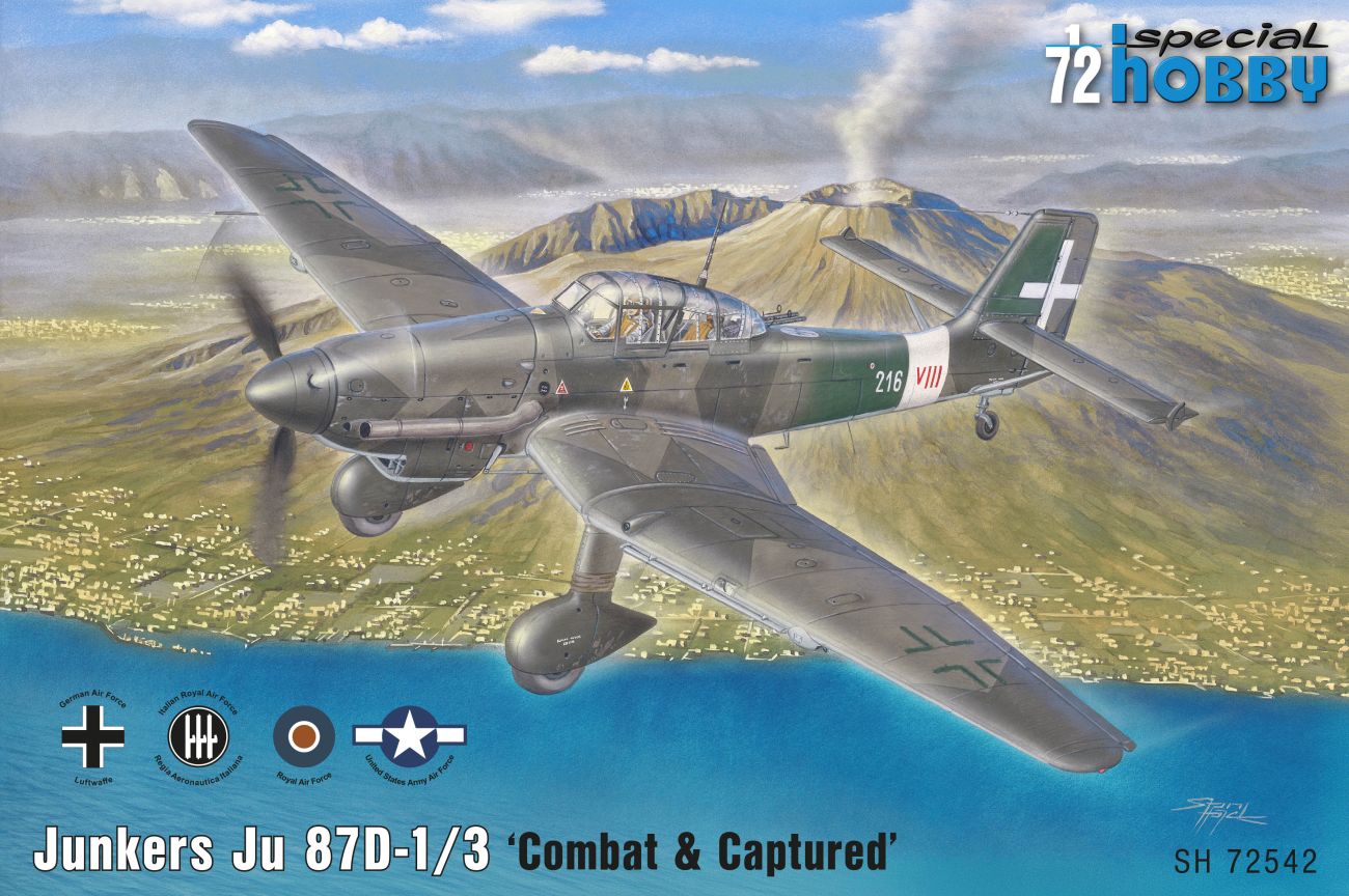 Junkers Ju 87D-1/3'Combat & Captured'1/7