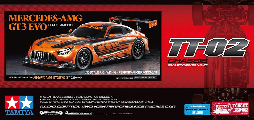 TT-02 Mercedes-AMG GT3 EVO 1/10